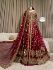 Signature Bridal Maxci Gown With Iner & Shaleema
