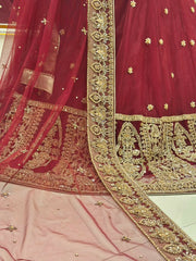 Pakistani Lehenga Choli Dupatta Back Front Same :
