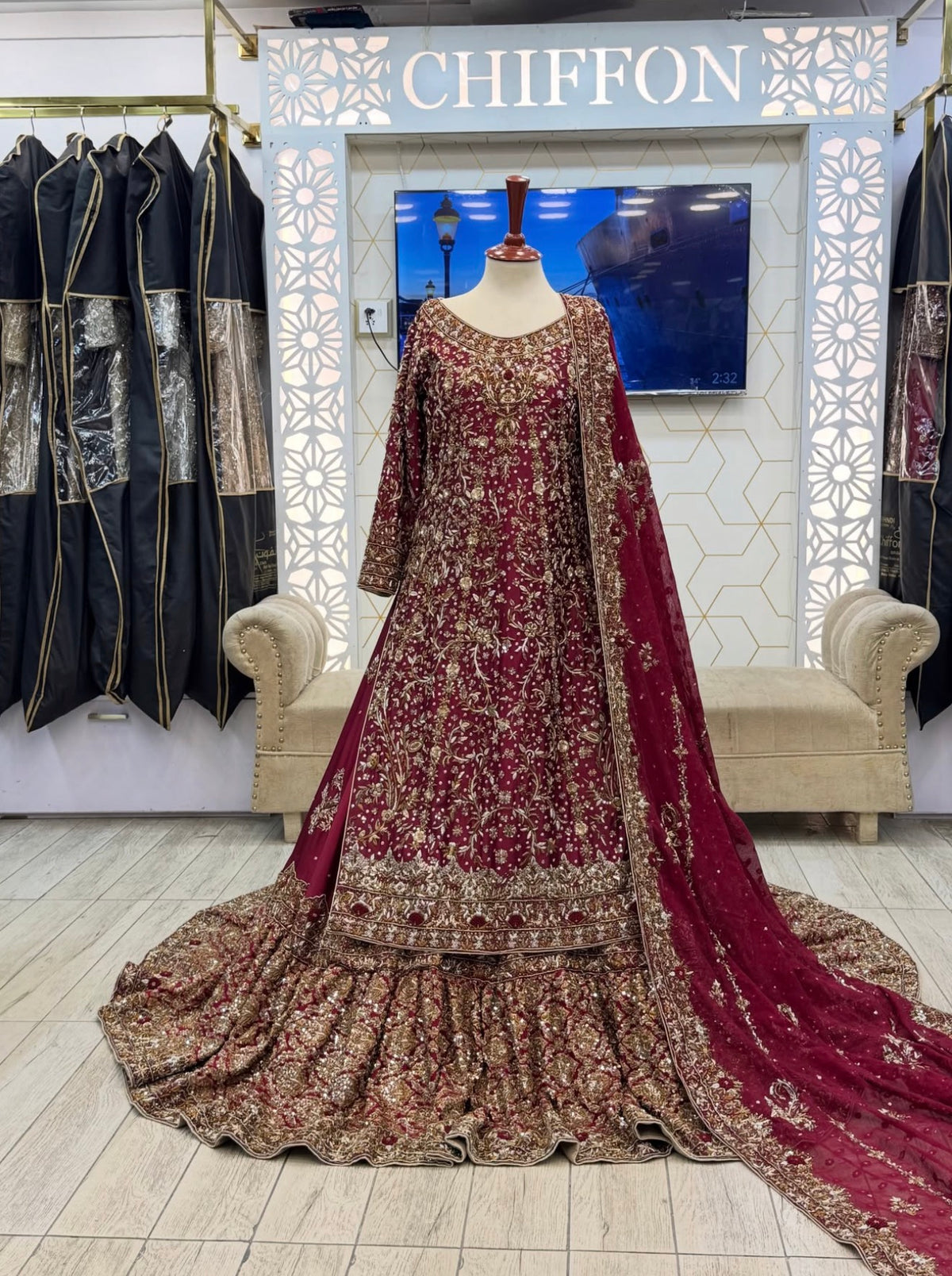 Pakistani Premium Wedding Farshi Shirt