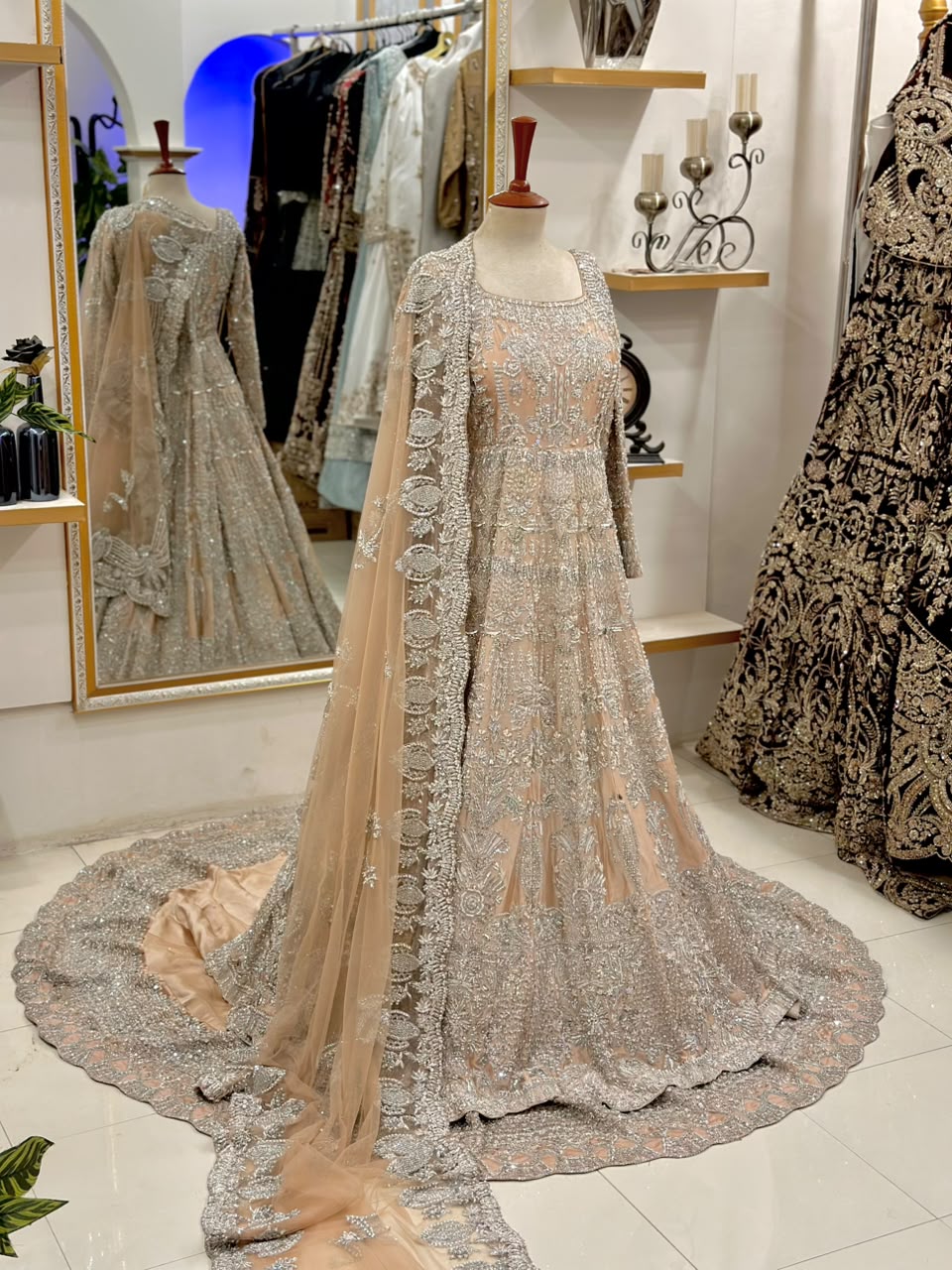 Premium Handwork Farshi Maxci